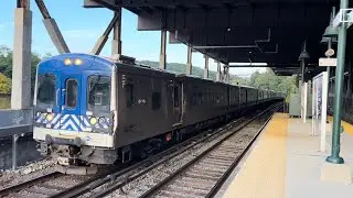 MTA Metro North RailRoad: Hudson Line AM Rush Hour Trains @ Marble Hill (M3A, M7A, P32)