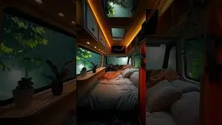 Home Design Bus | Bus Home Tour | Bus Home Conversion #home #shorts