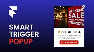 Smart Trigger Popup | Exit intent, time delay and on scroll trigger | Framer Component