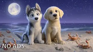 Cartoon for Dogs to watch 💖 Healing Music with Dog-Friendly colors, stress relief 🐶