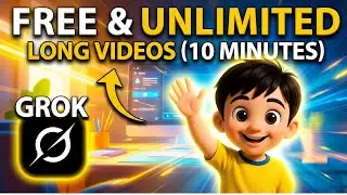 Generate Long YouTube (16:9) Videos Using Grok AI | FREE & UNLIMITED