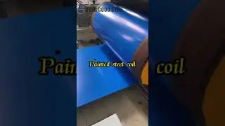 Color steel coil production process#steel #steelcoil #factory #production