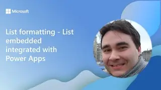 List formatting - List embedded integrated with Power Apps