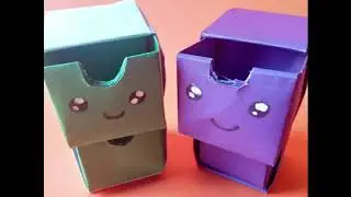 DIY Origami Chest of Drawers | How To Make Origami Paper Box | Arty Crafty Iqra