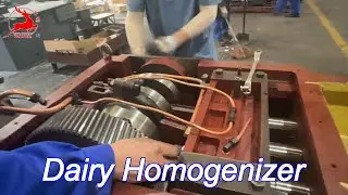 heavy duty homogenizer equipment , energy saving milk processing machine