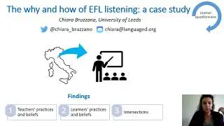 The why and how of EFL listening: a case study | IATEFL 2021 presentation