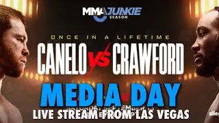 Canelo vs. Crawford media day interviews from Las Vegas