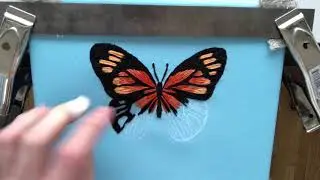 Hand Embroidery- MONARCH by Walker Boyes