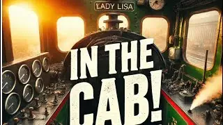 Riding in the Cab of 1920 Steam Locomotive Lady Lisa | Lavender Line Experience 🚂🔥