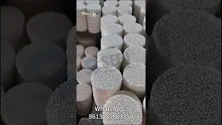 Alumina Foam Ceramic Filter | Porous Ceramics | Molten Metal Filtration #iron #foundry #aluminum