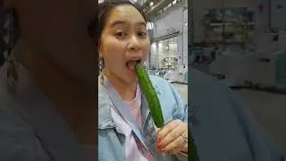 kappazuke, Japanese pickled cucumber in tokyo, ume flavor #japantrip #japanfood #japanesestreetfood
