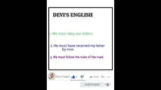 Spoken English | Devi's channel | Shorts #30 | You can learn English 😉✓