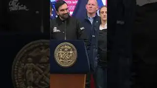NYC Storm: Plows Out, Transit Changes, Remote Learning January 25 2025 Mamdani Press Conference