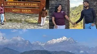 Hiking to Rabdentse Ruins 🥾🏔️#RabdentseRuins #SikkimVlog #TravelVlog #SikkimTrip   #CoupleVlog