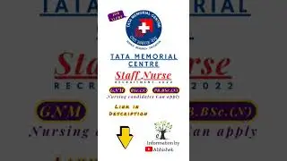 tmc staff nurse vacancy 2022 | nursing vacancy 2022 | staff nurse recruitment 2022