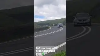 Ep3 Type r and Mt07 hooning up Snake pass 🐍