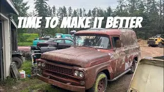 Classic car revivals is live! Work continues on the 59 ford panel! Check out @denteddreamsgarage