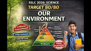 Всего 1 вопрос за 3 балла! Экология 80/80 | План SSLC 2026 и вопросы прошлых лет