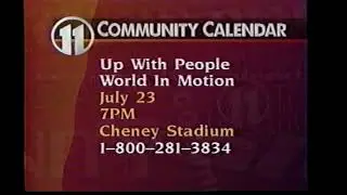 KSTW11 - Community Calendar Summer of 1994