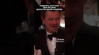 Anyone notice Leonardo DiCaprio off camera on break 😂😂 #goldenglobes #awards #viral #hollywood