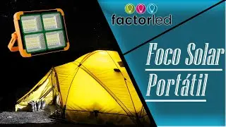 🔆 Foco Solar Portátil 200W 【 Métodos de carga y características】
