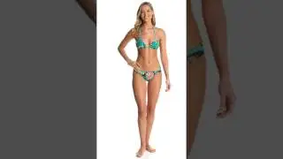 Splendid Farmhouse Floral Reversible Retro Bikini Bottom | SwimOutlet.com