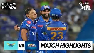 LSG vs MI 67th Match IPL 2024 Highlights | IPL Highlights 2024 | LSG vs MI Highlights 2024