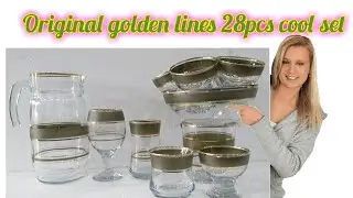 Original golden lines 28pcs cool set unboxing
