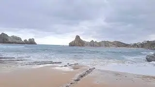 Playa Cerrias en Liencres Cantabria.