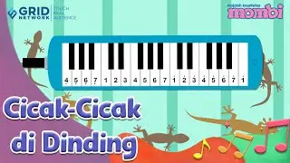 Lagu anak anak - Cicak-Cicak di Dinding - Bermain Pianika