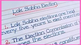 10 Lines on Lok Sabha Election | Lok Sabha Essay in English