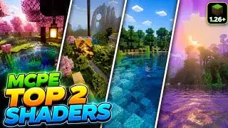TOP 2 Best Realistic Shader MCPE 1.21- 1.26+ || #shaders #minecraft #mcpe 