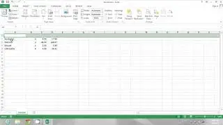How to Put Titles in the Row Headers on Microsoft Excel