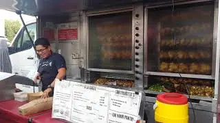 Rotisserie chicken truck