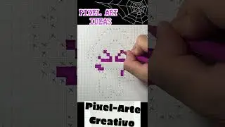 Pixel Art - Spider GWEN #shorts #spiderman #pixelart #satisfying #marvel #drawing #aesthetic