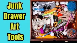 Unconventional Artists' Tools: Exploring Mark Making with Found Objects