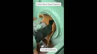 6 Bolt Oil Expeller I Sarso Ke Tel Plant I Automatic Oil Extraction I New Business Idea#oilexpeller