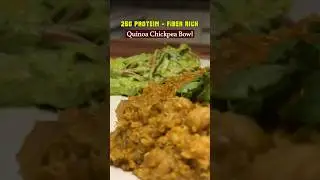 Chickpea Quinoa Bowl | High-Protein Vegetarian Meal