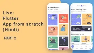 [Hindi] Flutter Live: Developing App from scratch (Part 2)