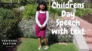 Children's Day Speech | India Children's day speech | Jawahar Lal Nehru speech | Kids speech