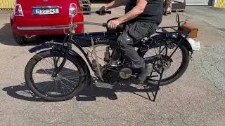 Indian Hedstrom 1913 First start up after restoration
