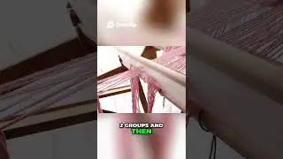 حيلة سهلة لفصل خيوط السدى - نتائج نظيفة ومرتبة! #rigidheddleloom