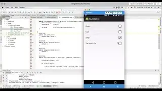 List View With Single Selection Item