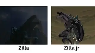 Zilla roar vs Zilla Jr roar