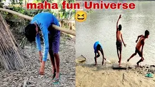 Must be watch new funny video 2021//maha fun Universe//commedy videos 😆
