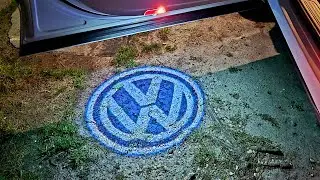 DIY Rear Door Puddle Light Install 💡 | 2015 VW Touareg