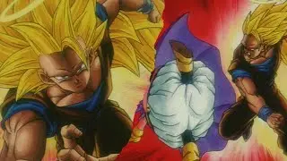 SSJ3 Goku vs Fat Boo (Japanese)