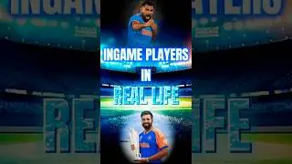 Real Life Players In Cricket League Game #cricketleaguegame #ronaldo  #shorts #gamingtips