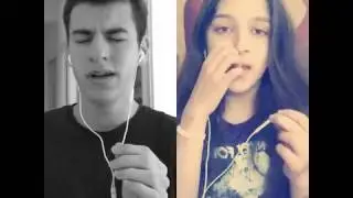 Smule video, shawn Mendes and non famous singer