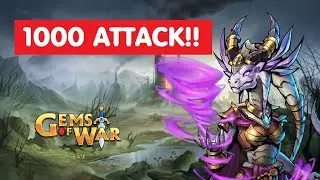 Gems of War WOW Emperinazar Faction Delve team! 1000 Attack best guide!